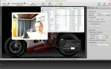 iShowU HD Pro screenshot - Include a camera overlay in realtime - position it where you want simply by dragging it about in the preview window. Border color and thickness can be changed at will.